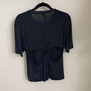 Top Shop T-shirt with back cutout detail